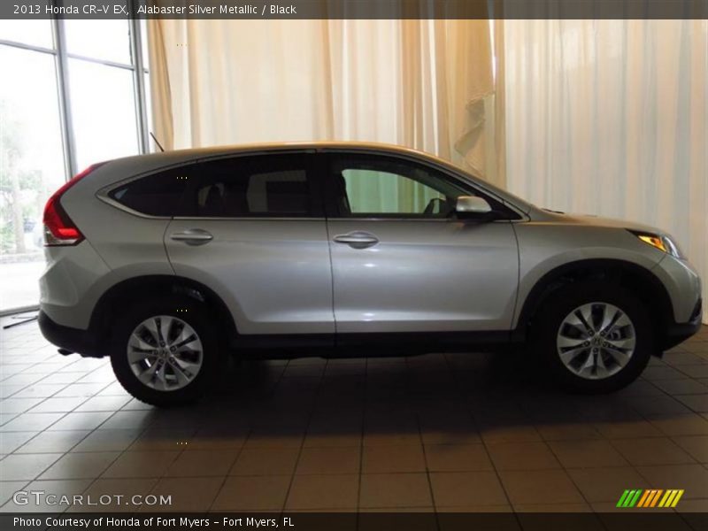 Alabaster Silver Metallic / Black 2013 Honda CR-V EX