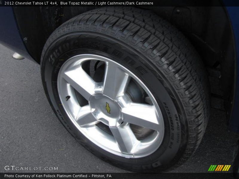 Blue Topaz Metallic / Light Cashmere/Dark Cashmere 2012 Chevrolet Tahoe LT 4x4