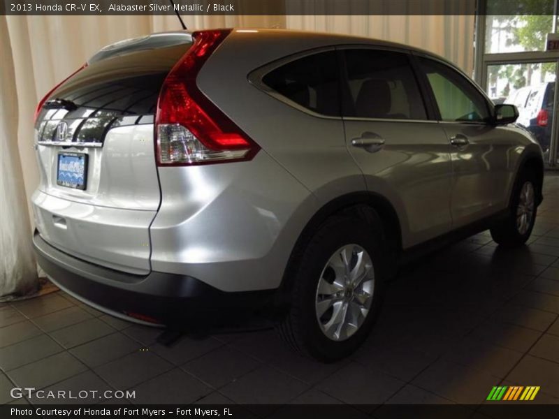 Alabaster Silver Metallic / Black 2013 Honda CR-V EX