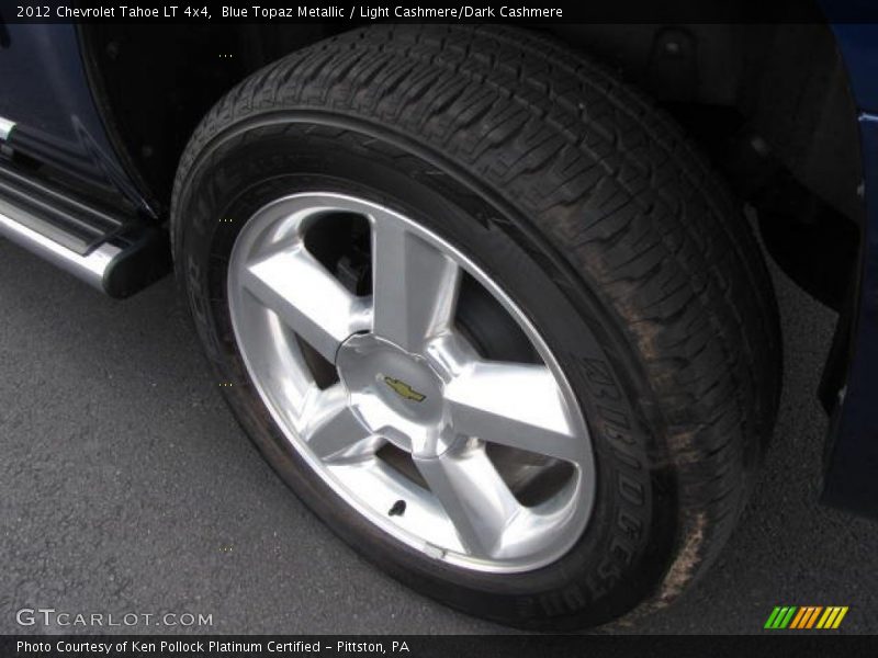 Blue Topaz Metallic / Light Cashmere/Dark Cashmere 2012 Chevrolet Tahoe LT 4x4