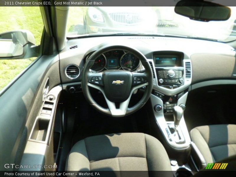 Gold Mist Metallic / Jet Black 2011 Chevrolet Cruze ECO