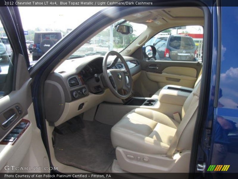 Blue Topaz Metallic / Light Cashmere/Dark Cashmere 2012 Chevrolet Tahoe LT 4x4