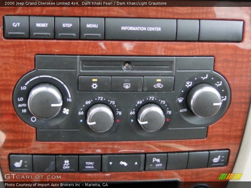 Dark Khaki Pearl / Dark Khaki/Light Graystone 2006 Jeep Grand Cherokee Limited 4x4