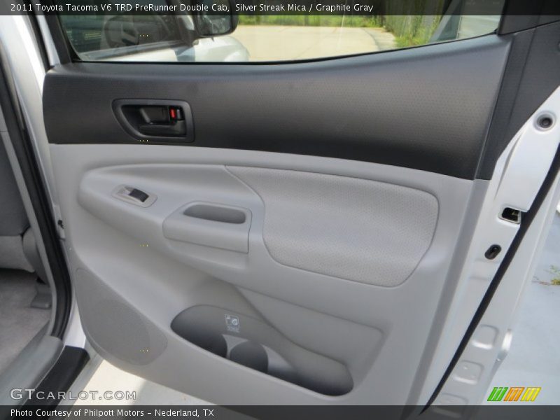 Silver Streak Mica / Graphite Gray 2011 Toyota Tacoma V6 TRD PreRunner Double Cab