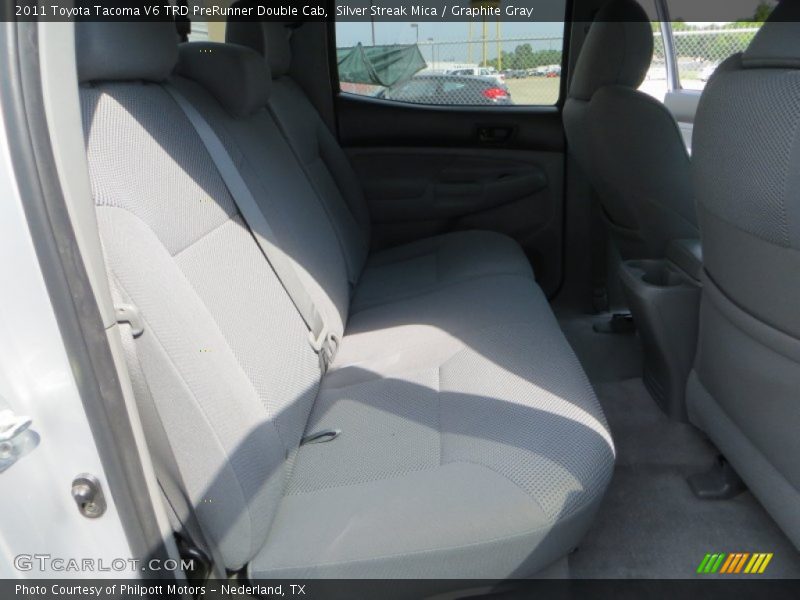 Silver Streak Mica / Graphite Gray 2011 Toyota Tacoma V6 TRD PreRunner Double Cab