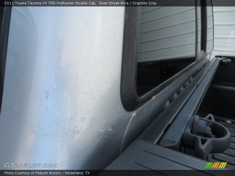 Silver Streak Mica / Graphite Gray 2011 Toyota Tacoma V6 TRD PreRunner Double Cab