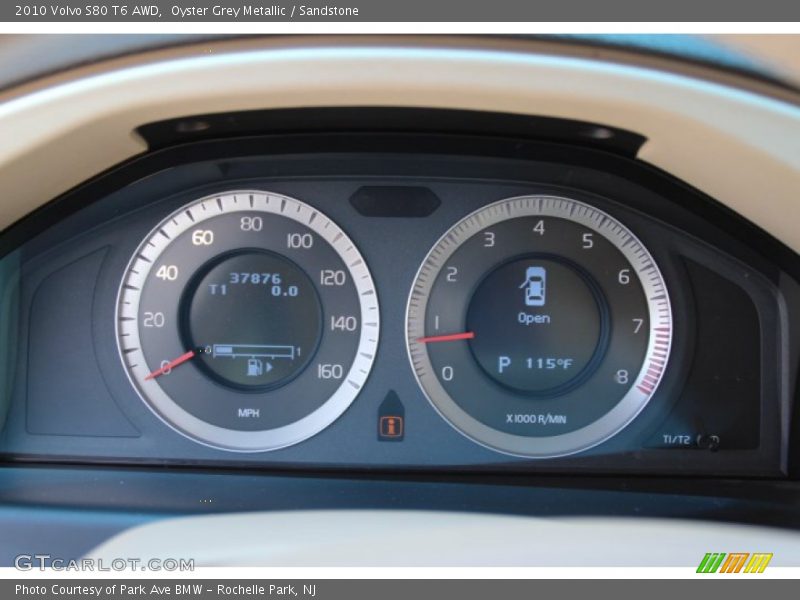  2010 S80 T6 AWD T6 AWD Gauges