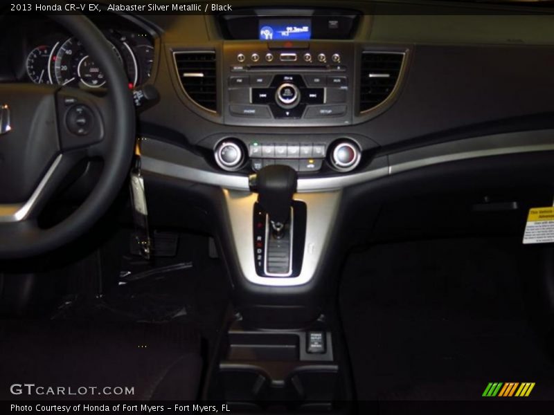 Alabaster Silver Metallic / Black 2013 Honda CR-V EX
