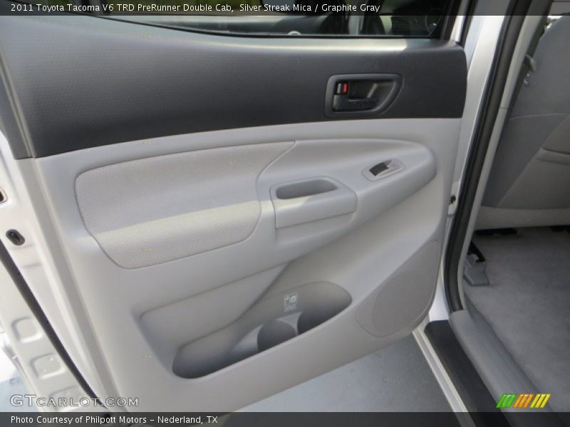 Silver Streak Mica / Graphite Gray 2011 Toyota Tacoma V6 TRD PreRunner Double Cab