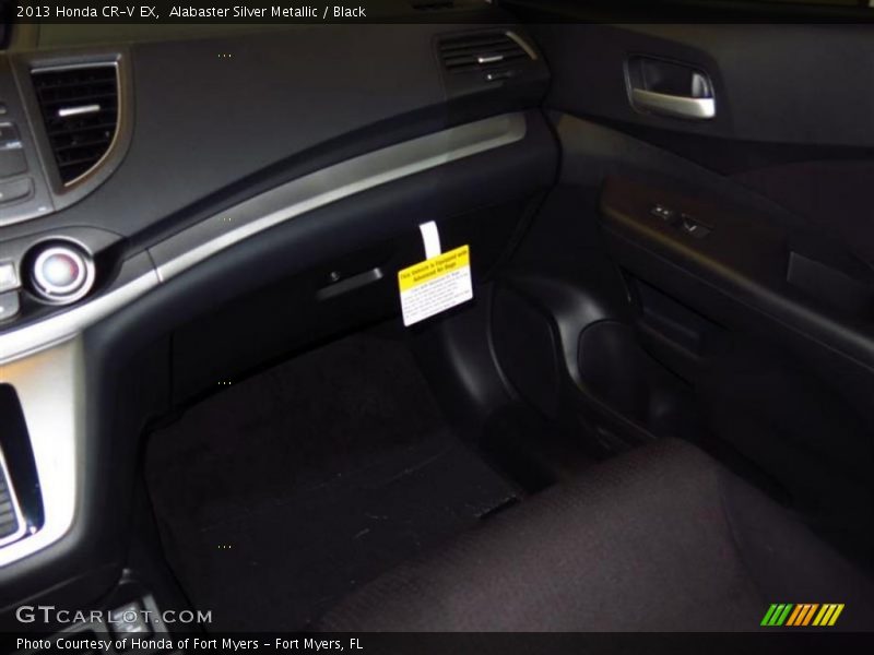 Alabaster Silver Metallic / Black 2013 Honda CR-V EX