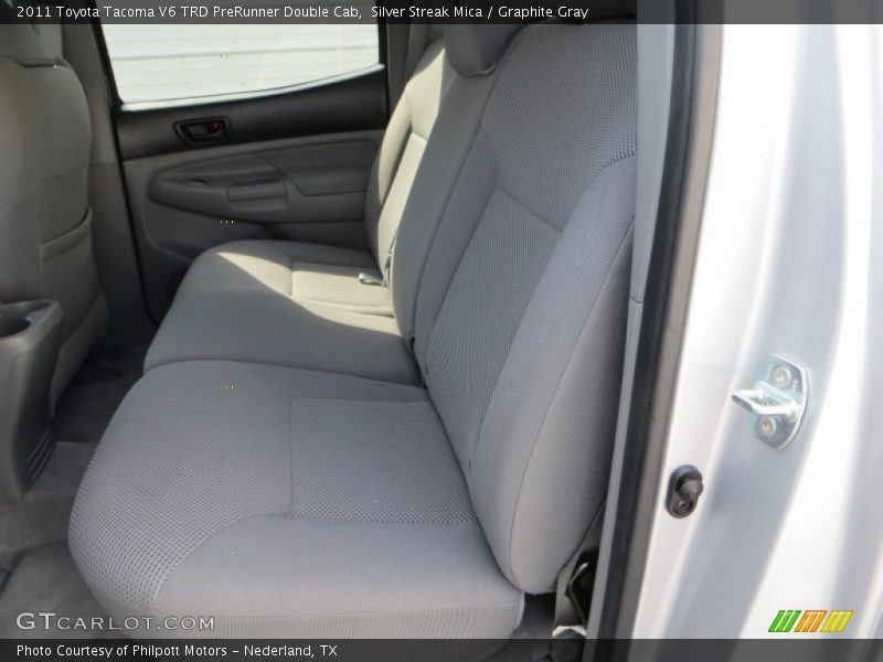 Silver Streak Mica / Graphite Gray 2011 Toyota Tacoma V6 TRD PreRunner Double Cab