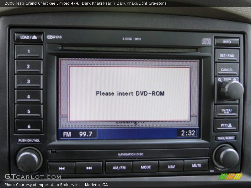 Dark Khaki Pearl / Dark Khaki/Light Graystone 2006 Jeep Grand Cherokee Limited 4x4