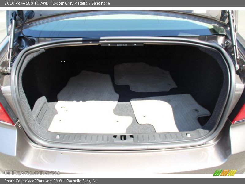  2010 S80 T6 AWD Trunk