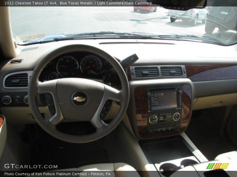 Blue Topaz Metallic / Light Cashmere/Dark Cashmere 2012 Chevrolet Tahoe LT 4x4