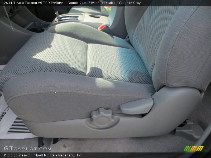 Silver Streak Mica / Graphite Gray 2011 Toyota Tacoma V6 TRD PreRunner Double Cab