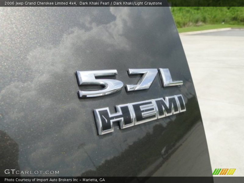 Dark Khaki Pearl / Dark Khaki/Light Graystone 2006 Jeep Grand Cherokee Limited 4x4