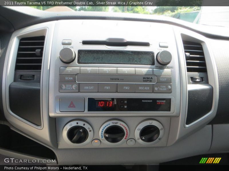 Silver Streak Mica / Graphite Gray 2011 Toyota Tacoma V6 TRD PreRunner Double Cab