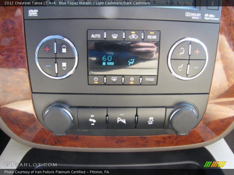 Blue Topaz Metallic / Light Cashmere/Dark Cashmere 2012 Chevrolet Tahoe LT 4x4
