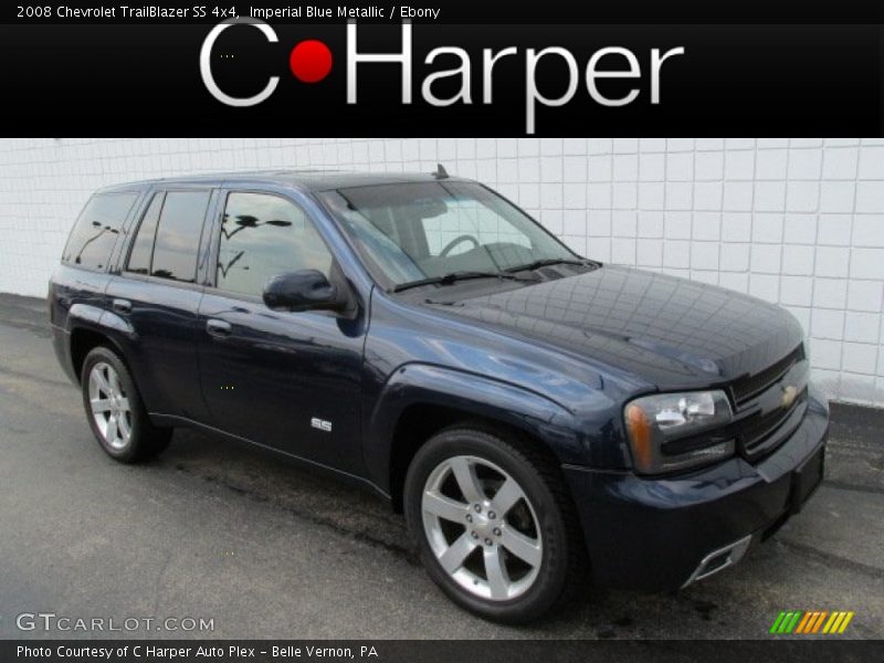 Imperial Blue Metallic / Ebony 2008 Chevrolet TrailBlazer SS 4x4