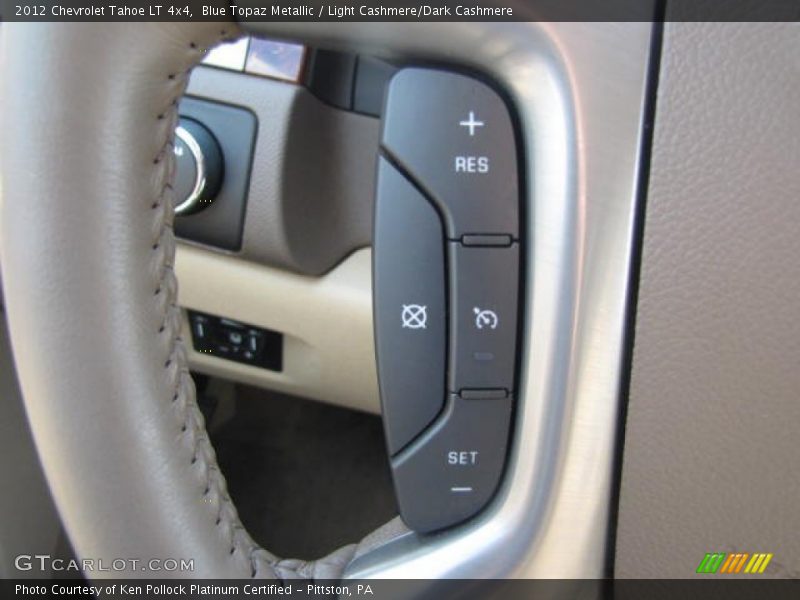 Blue Topaz Metallic / Light Cashmere/Dark Cashmere 2012 Chevrolet Tahoe LT 4x4