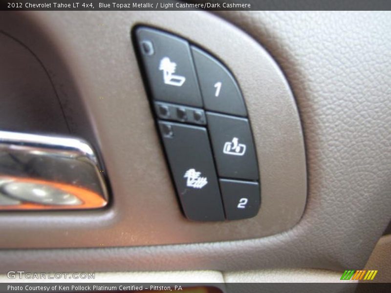 Blue Topaz Metallic / Light Cashmere/Dark Cashmere 2012 Chevrolet Tahoe LT 4x4