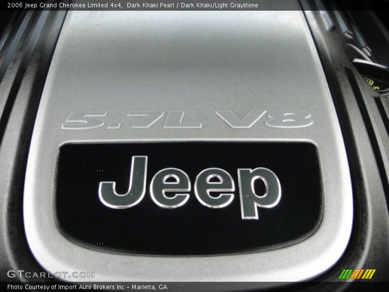 Dark Khaki Pearl / Dark Khaki/Light Graystone 2006 Jeep Grand Cherokee Limited 4x4