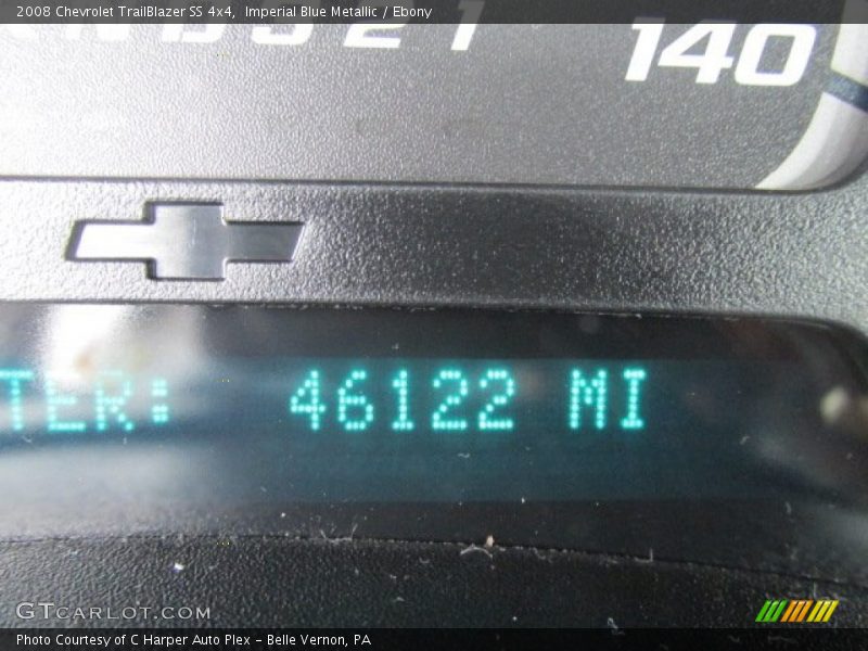 Imperial Blue Metallic / Ebony 2008 Chevrolet TrailBlazer SS 4x4
