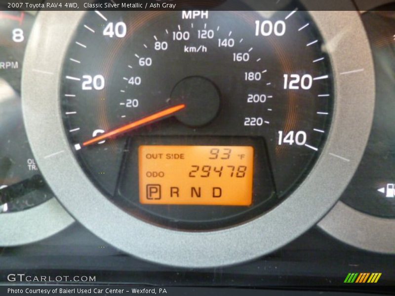 Classic Silver Metallic / Ash Gray 2007 Toyota RAV4 4WD