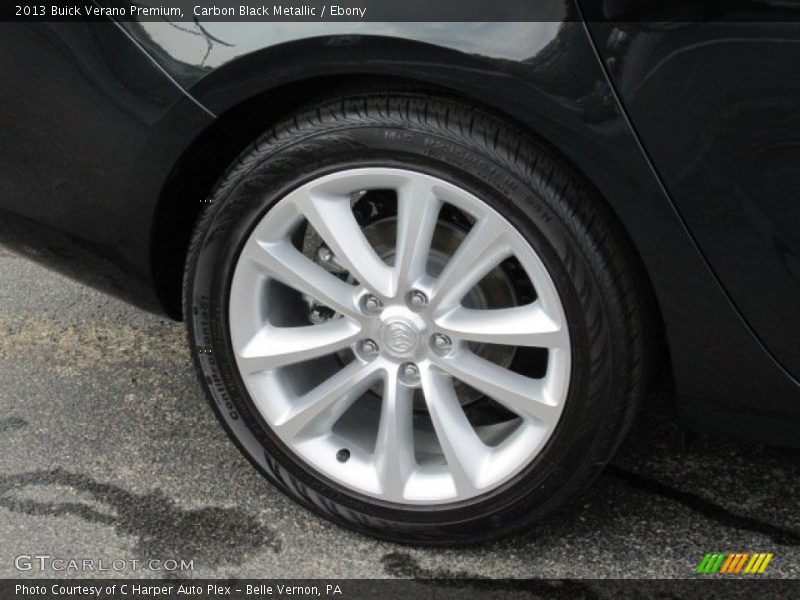 Carbon Black Metallic / Ebony 2013 Buick Verano Premium
