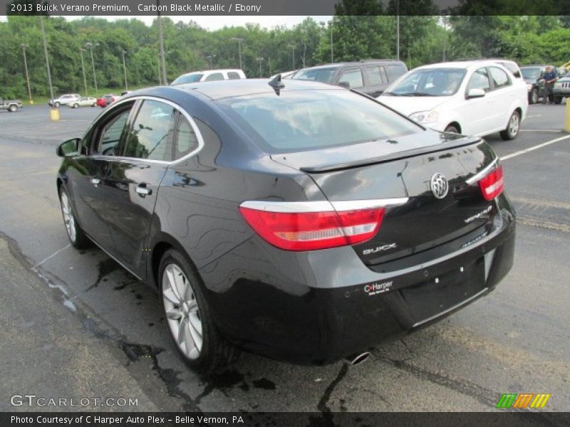 Carbon Black Metallic / Ebony 2013 Buick Verano Premium
