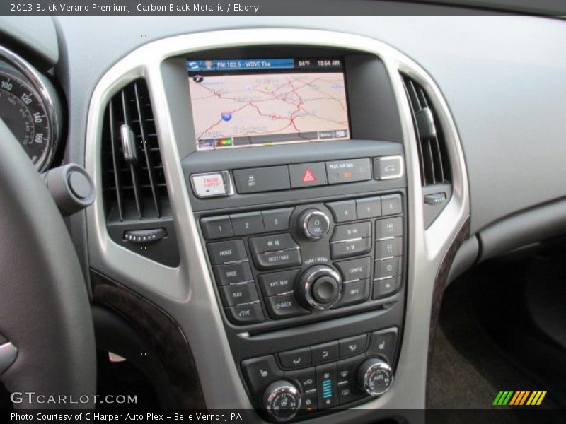 Carbon Black Metallic / Ebony 2013 Buick Verano Premium