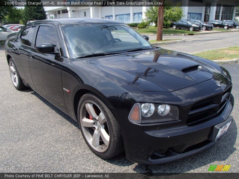 Brilliant Black Crystal Pearl / Dark Slate Gray/Light Slate Gray 2006 Dodge Charger SRT-8