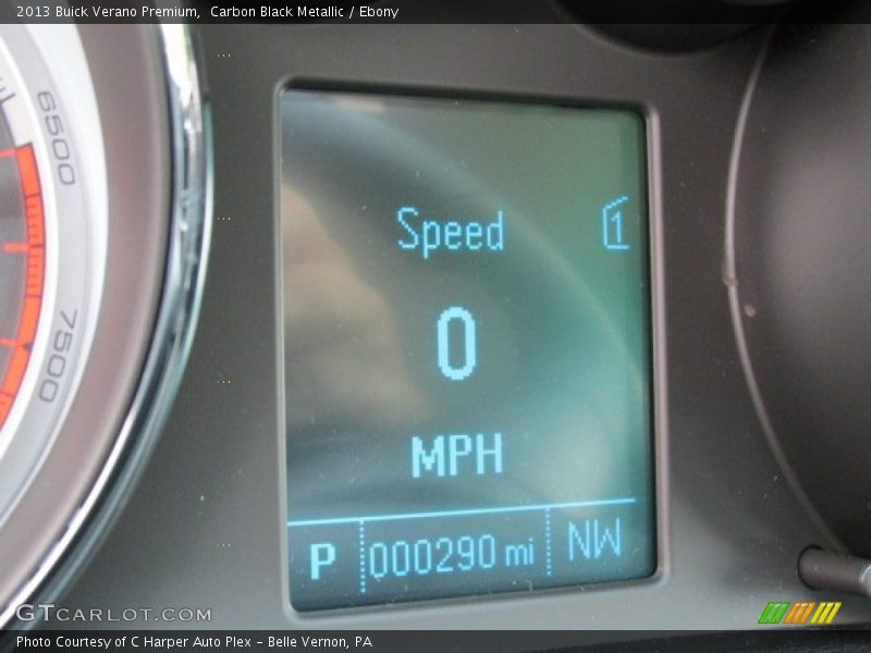 Carbon Black Metallic / Ebony 2013 Buick Verano Premium