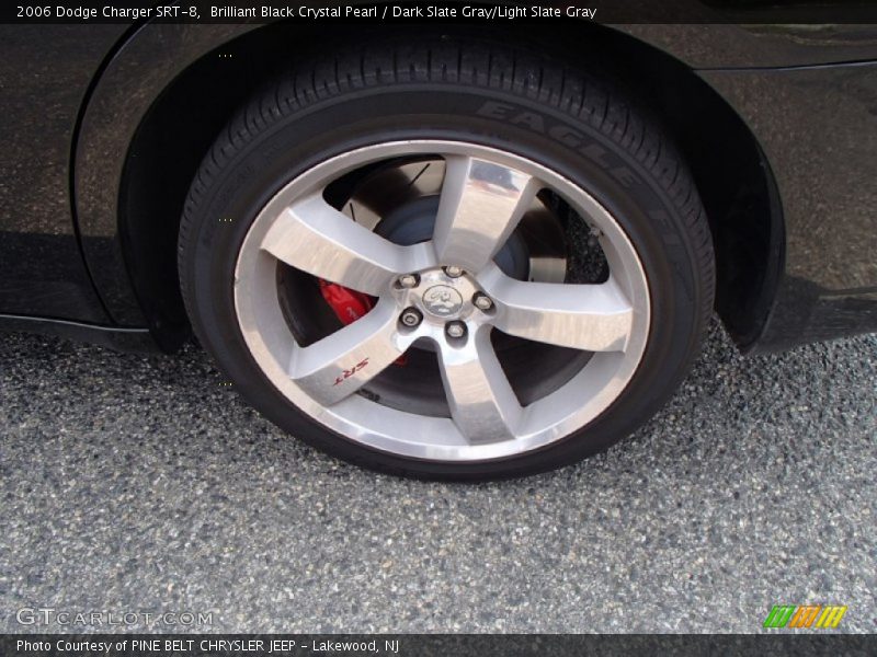 Brilliant Black Crystal Pearl / Dark Slate Gray/Light Slate Gray 2006 Dodge Charger SRT-8