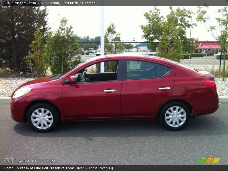 Red Brick / Charcoal 2012 Nissan Versa 1.6 SV Sedan