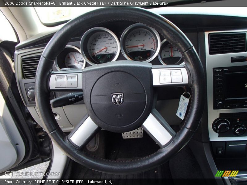 Brilliant Black Crystal Pearl / Dark Slate Gray/Light Slate Gray 2006 Dodge Charger SRT-8