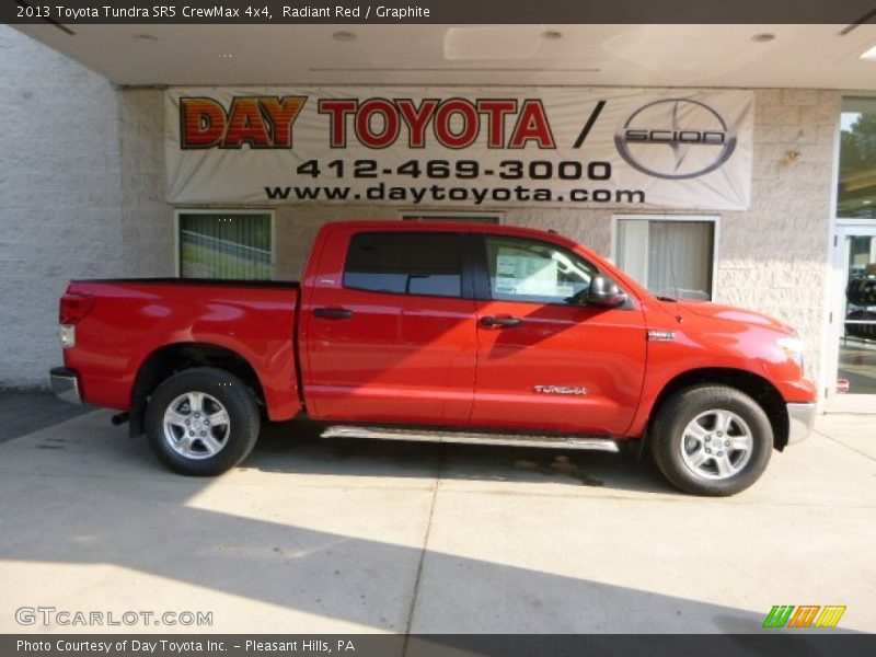 Radiant Red / Graphite 2013 Toyota Tundra SR5 CrewMax 4x4