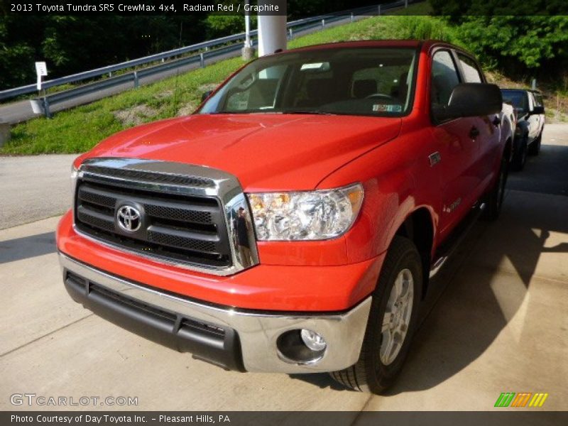 Radiant Red / Graphite 2013 Toyota Tundra SR5 CrewMax 4x4