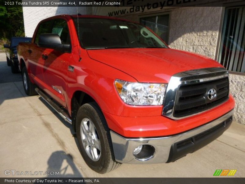 Radiant Red / Graphite 2013 Toyota Tundra SR5 CrewMax 4x4