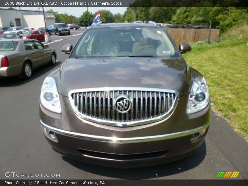 Cocoa Metallic / Cashmere/Cocoa 2008 Buick Enclave CXL AWD