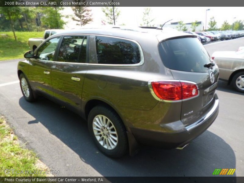 Cocoa Metallic / Cashmere/Cocoa 2008 Buick Enclave CXL AWD