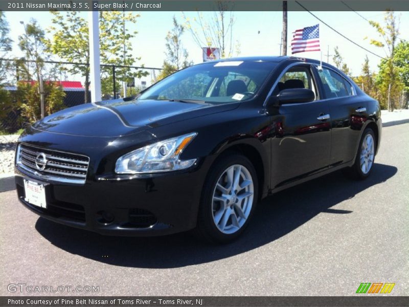 Super Black / Charcoal 2011 Nissan Maxima 3.5 S