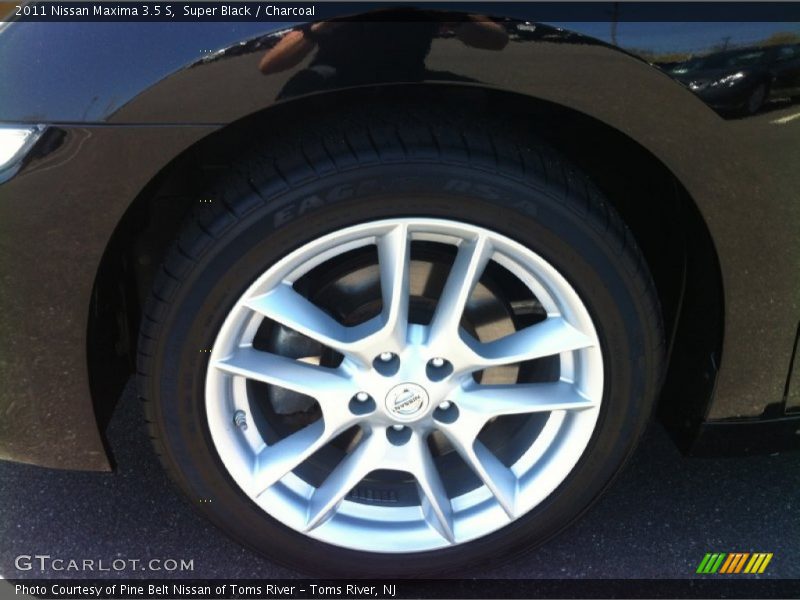 Super Black / Charcoal 2011 Nissan Maxima 3.5 S