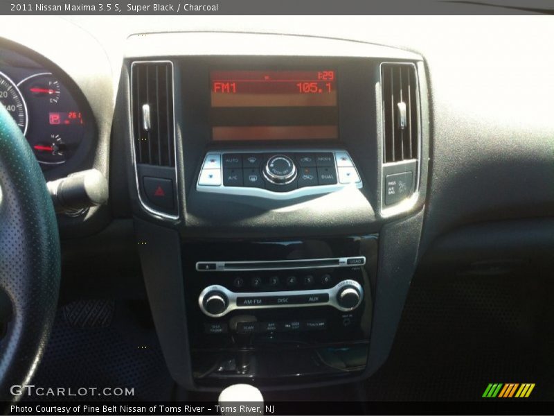 Super Black / Charcoal 2011 Nissan Maxima 3.5 S