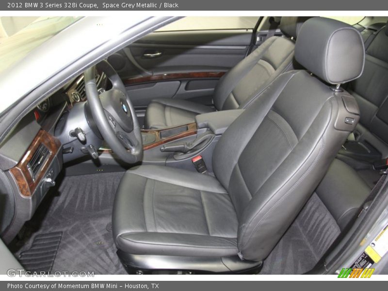 Space Grey Metallic / Black 2012 BMW 3 Series 328i Coupe