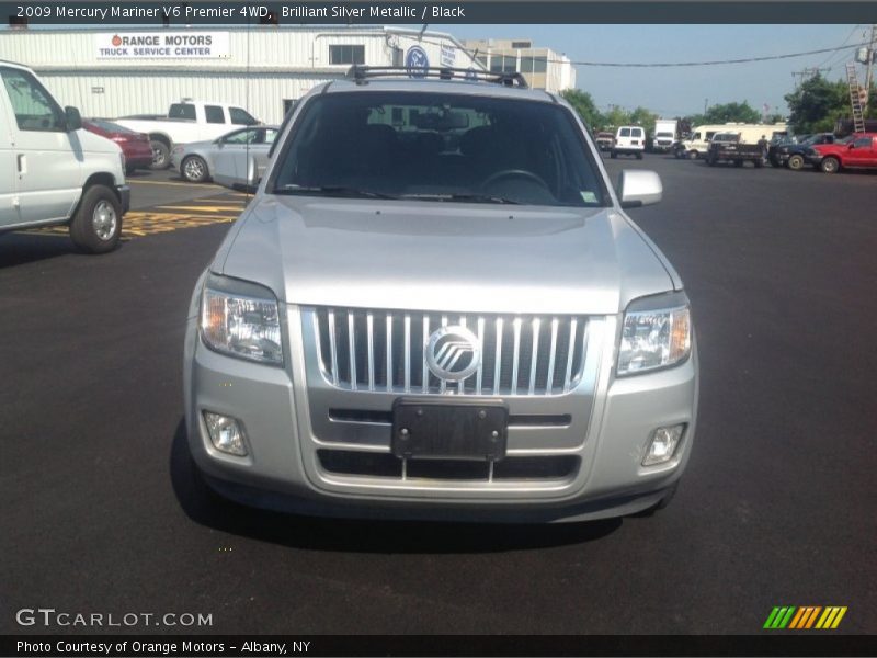 Brilliant Silver Metallic / Black 2009 Mercury Mariner V6 Premier 4WD