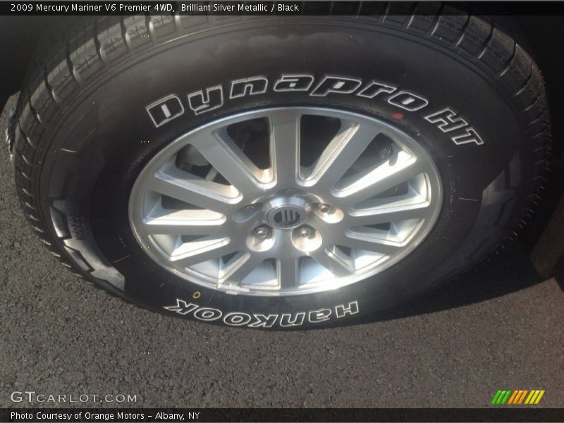 Brilliant Silver Metallic / Black 2009 Mercury Mariner V6 Premier 4WD