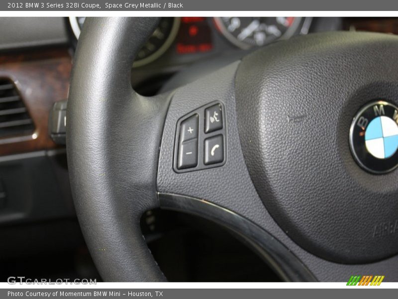 Space Grey Metallic / Black 2012 BMW 3 Series 328i Coupe