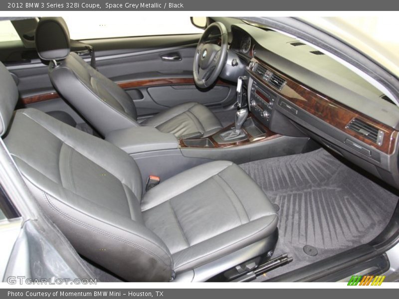Space Grey Metallic / Black 2012 BMW 3 Series 328i Coupe