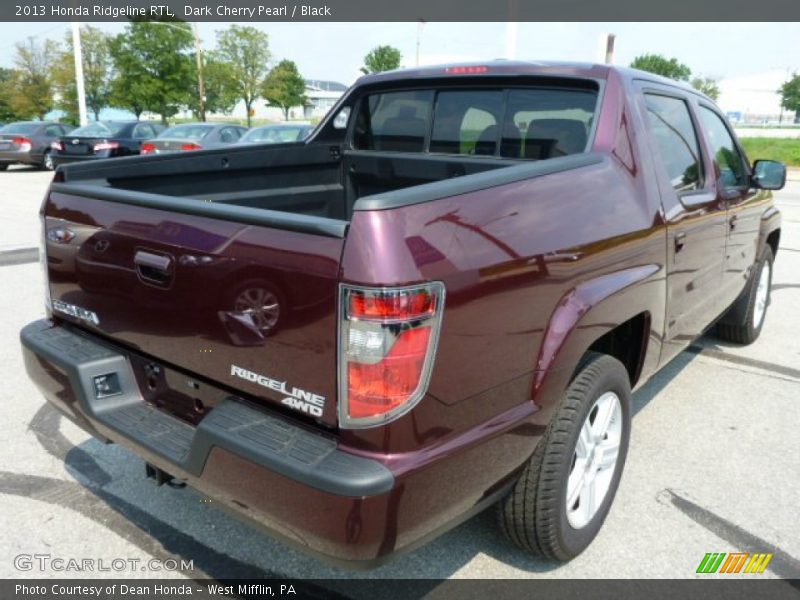 Dark Cherry Pearl / Black 2013 Honda Ridgeline RTL